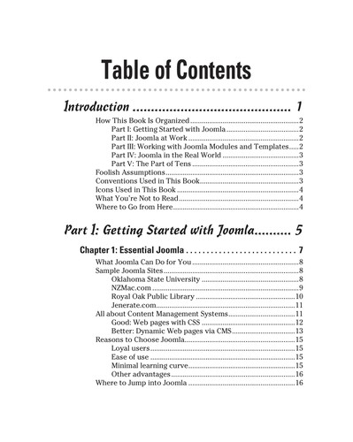 Joomla! For Dummies