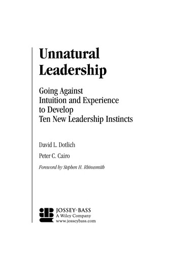 Unnatural leadership