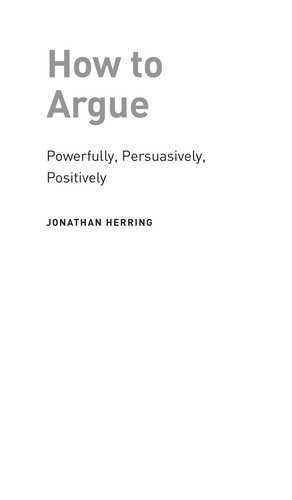 How to Argue