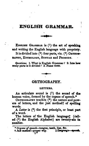 An Abridgment of Murray's English Grammar: Containing Also Punctuation, the ...