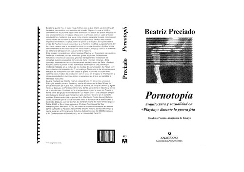 Pornotopia: Arquitectura y sexualidad en <<Playboy>> durante la guerra fria