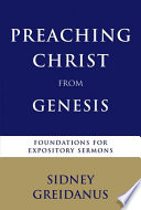 Preaching Christ from Genesis