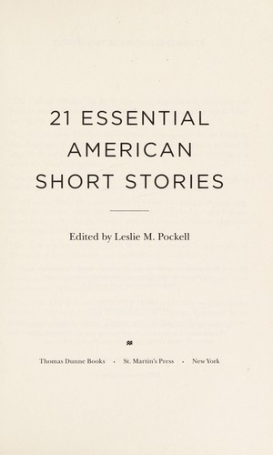21 essential American short stories