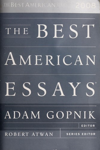 The Best American Essays 2008