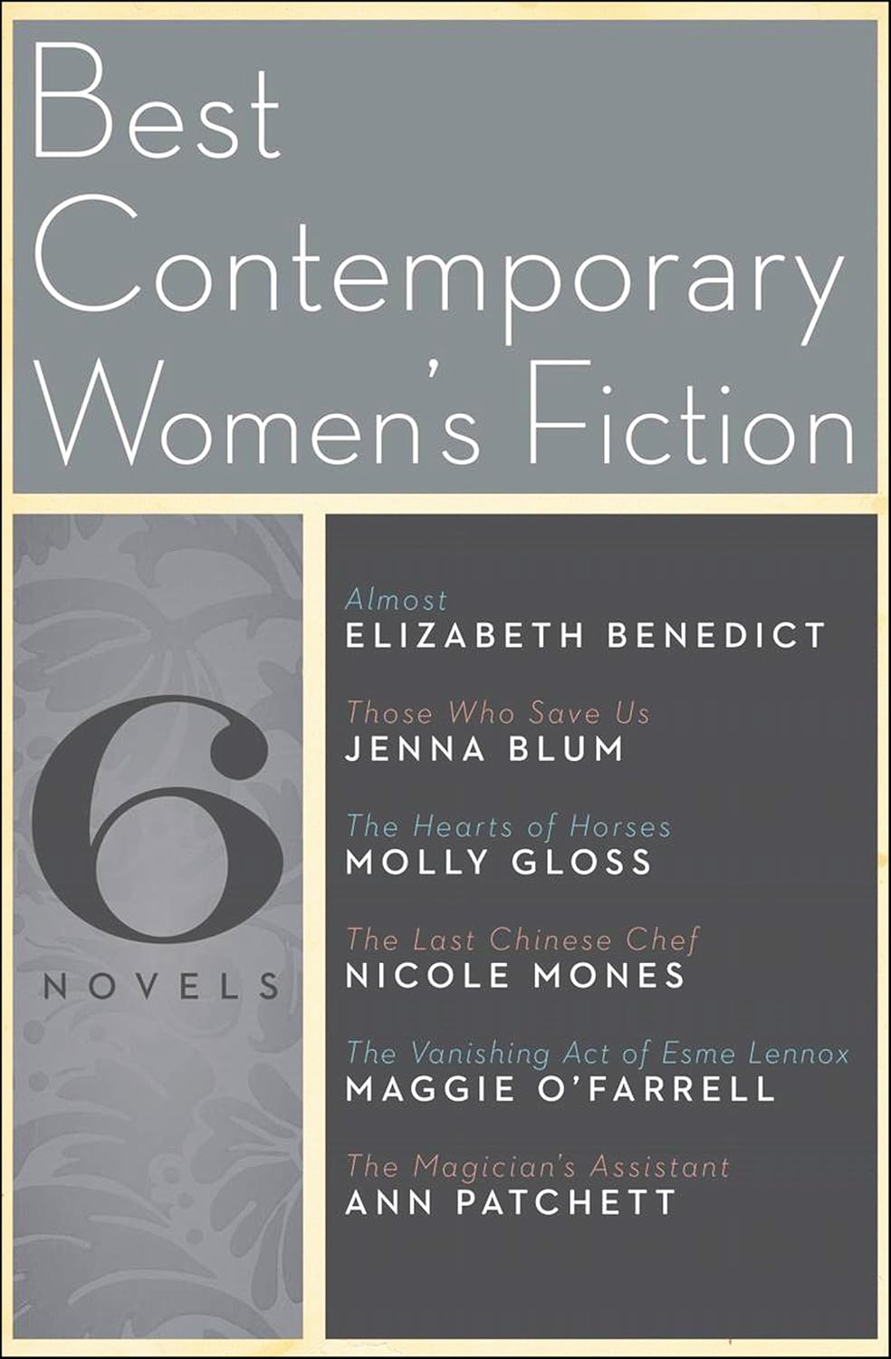 Best Contemporary Women's Fiction: Six Novels