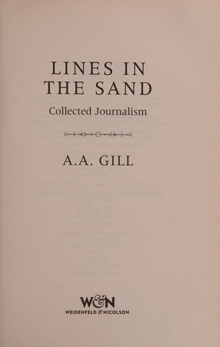 Lines in the Sand: Collected Journalism
