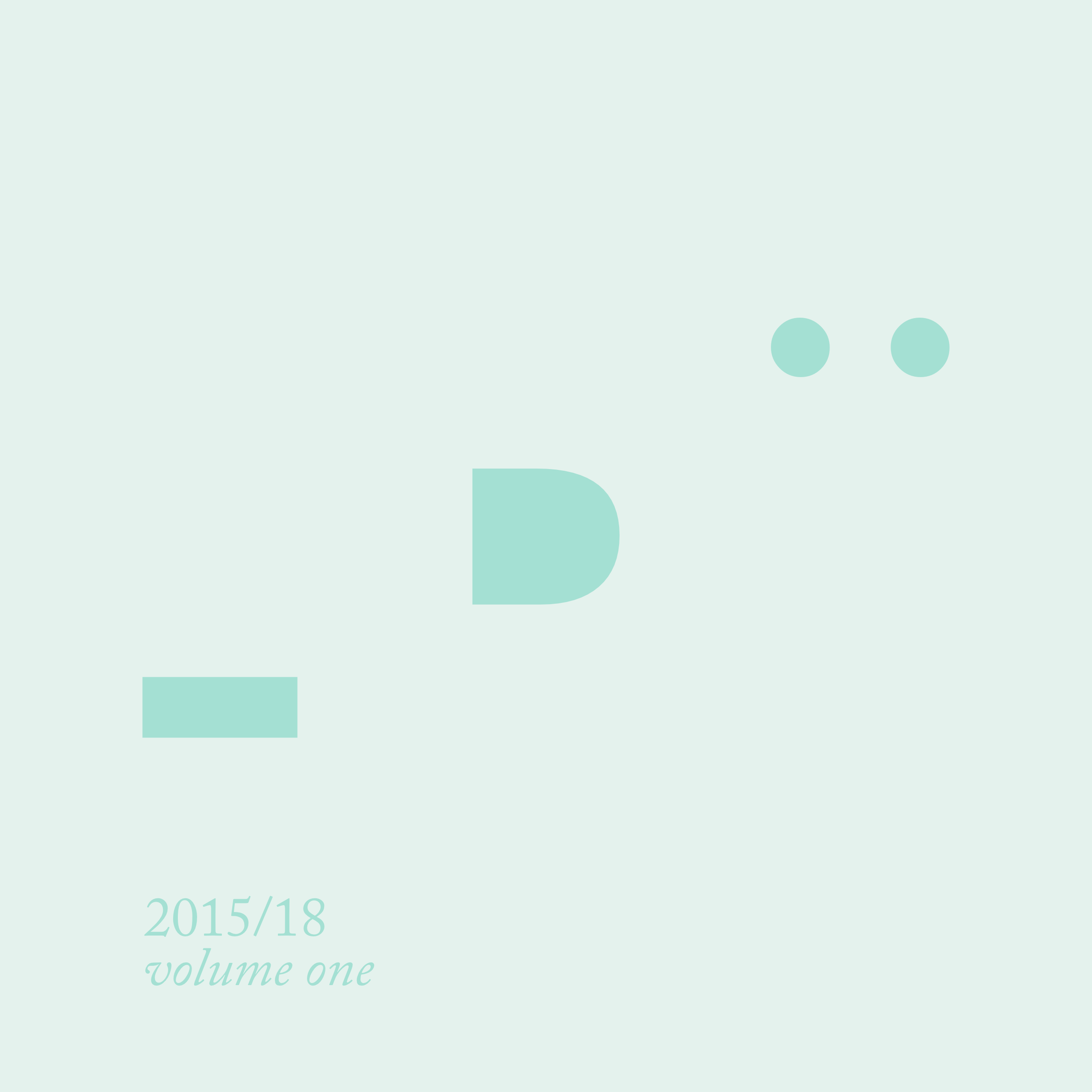 pä 2015/18 volume one