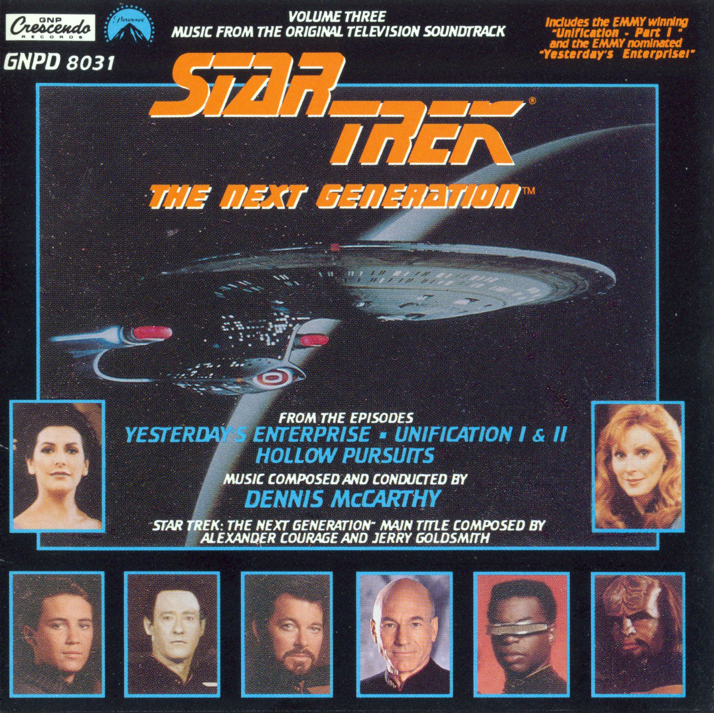 Star Trek: The Next Generation, Volume 3: Yesterday’s Enterprise / Unification I & II / Hollow Pursuits
