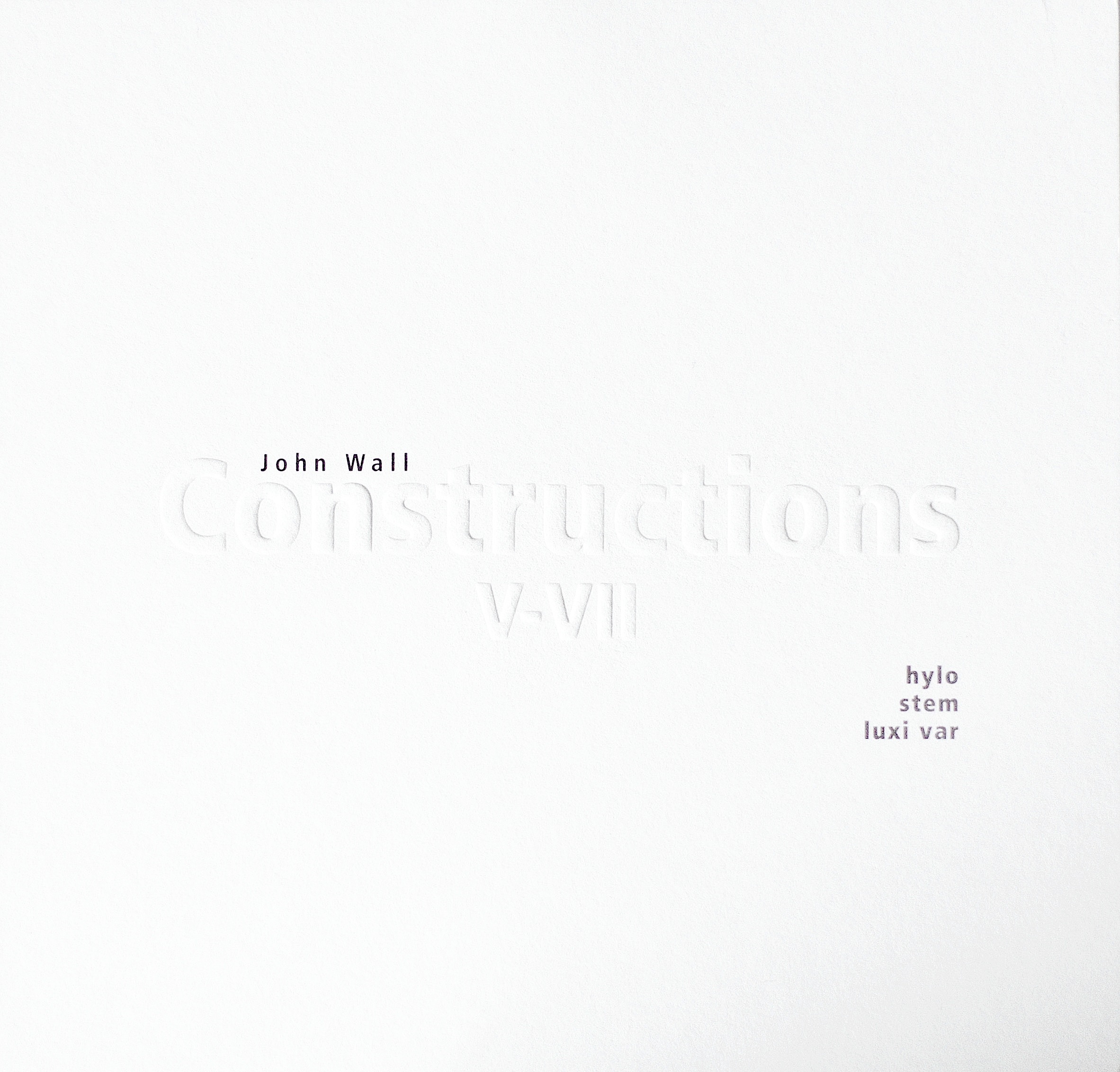 Constructions V–VII