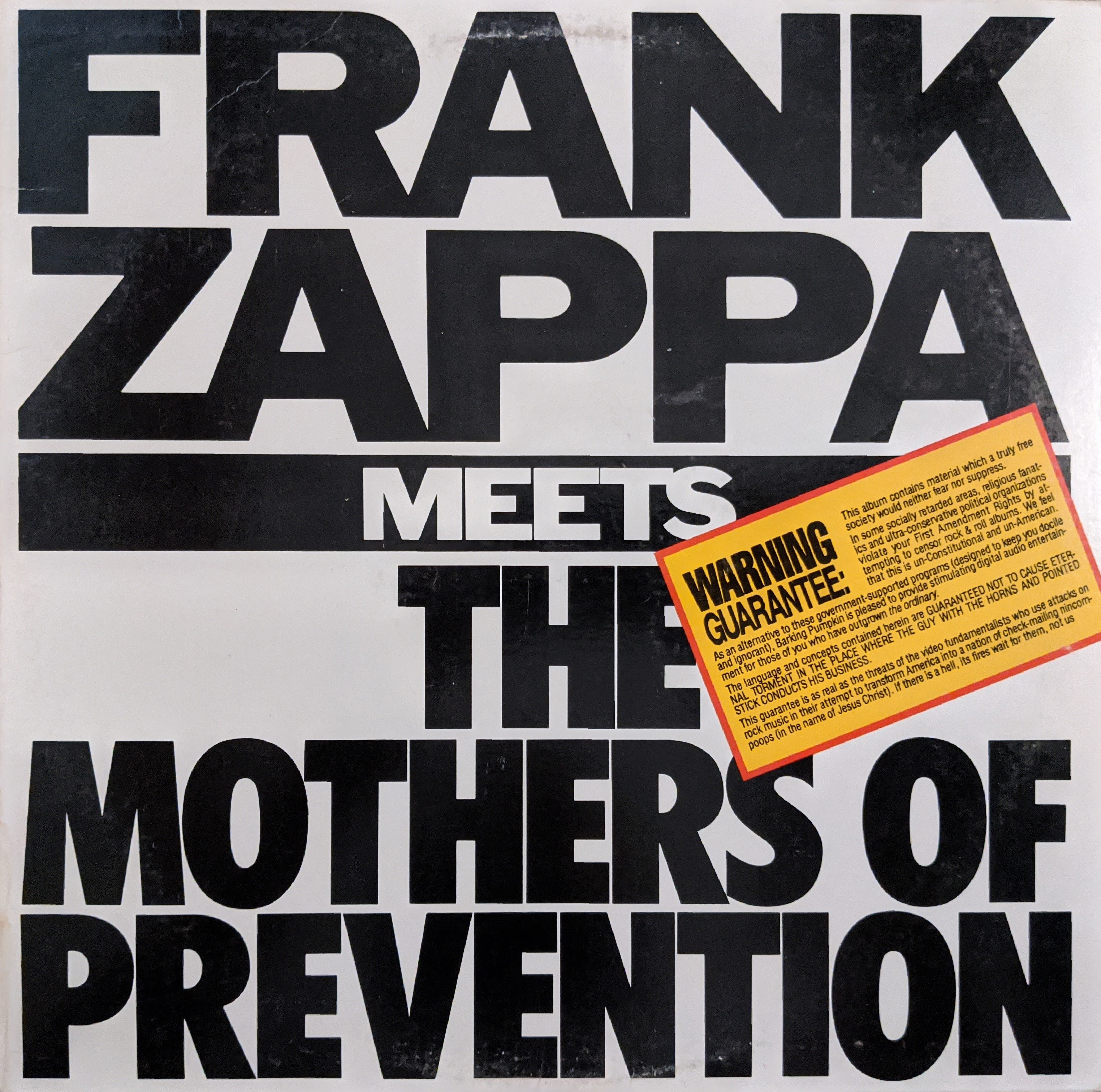 Frank Zappa Meets the Mothers of Prevention