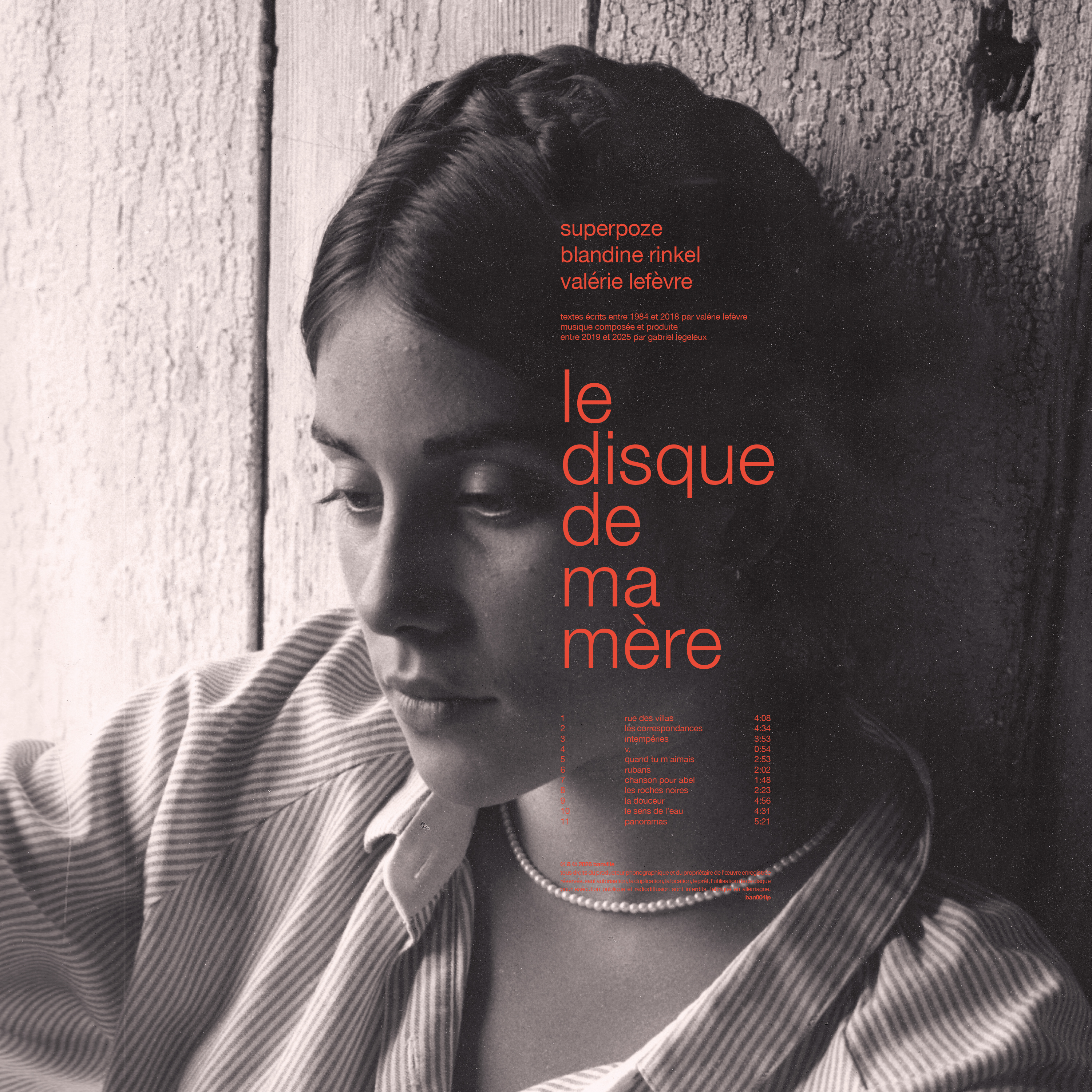 Le disque de ma mère