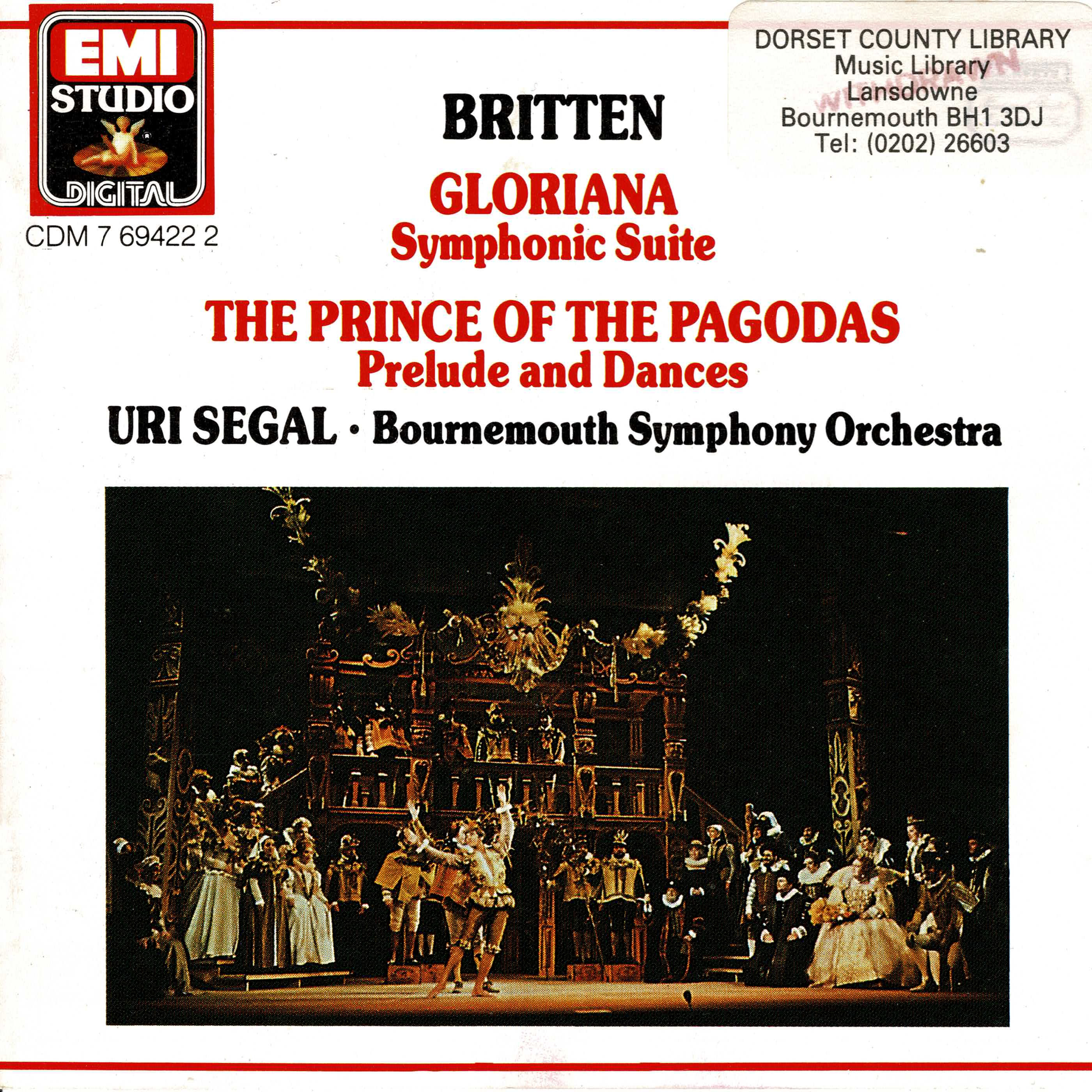 Symphonic Suite Gloriana / Prelude and Dances from the Prince of the Pagodas