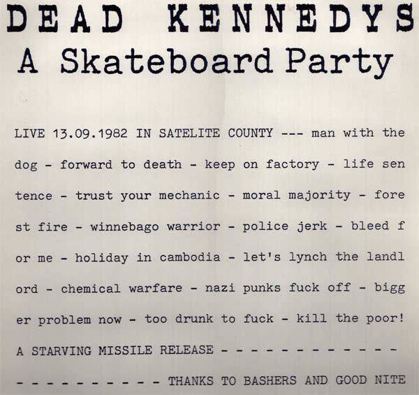 A Skateboard Party