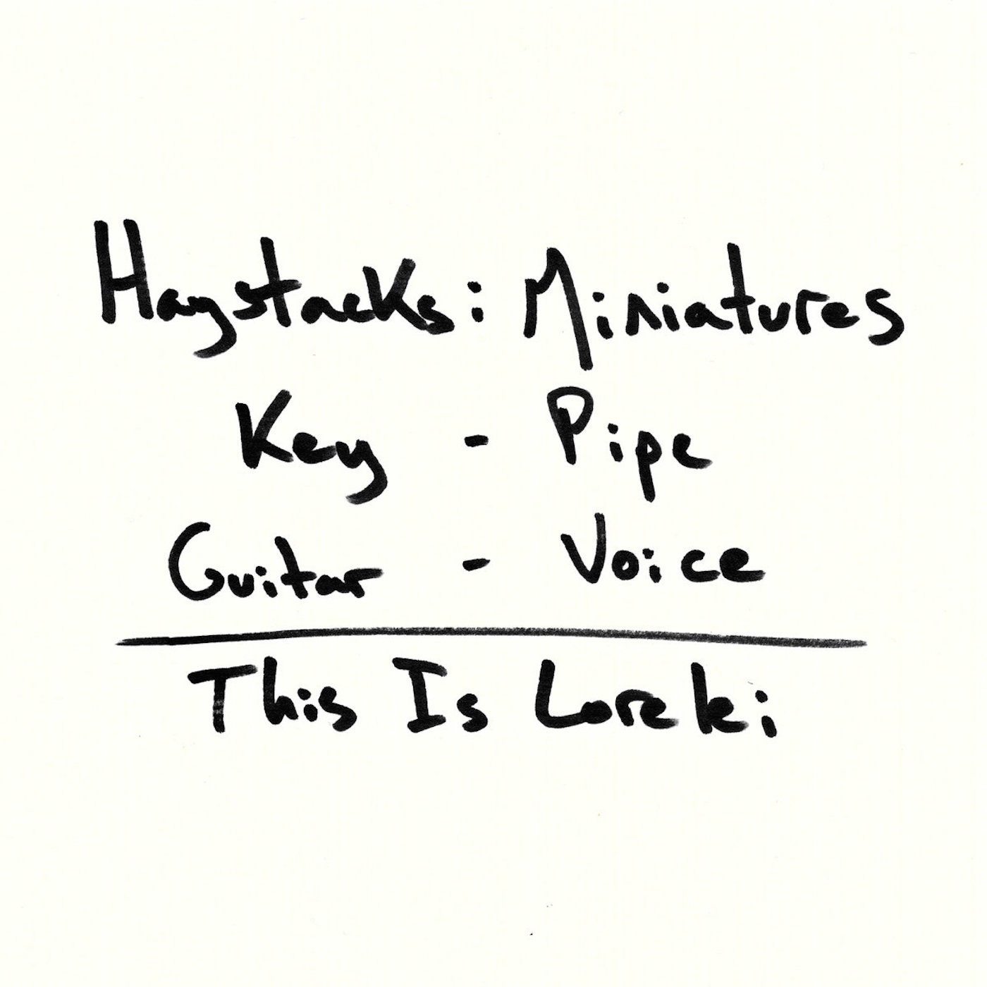 2016 Haystacks: Miniatures
