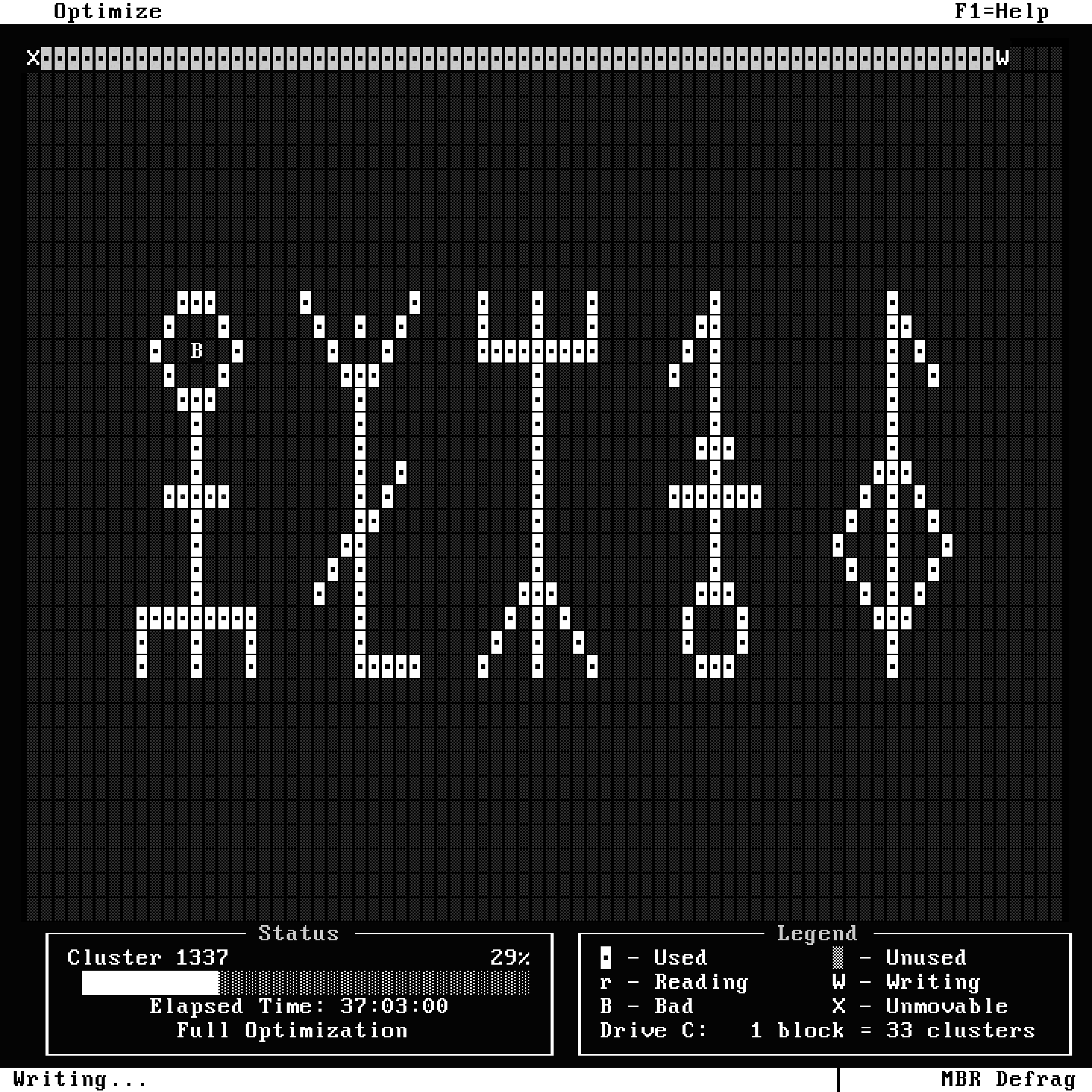C:\>DEFRAG