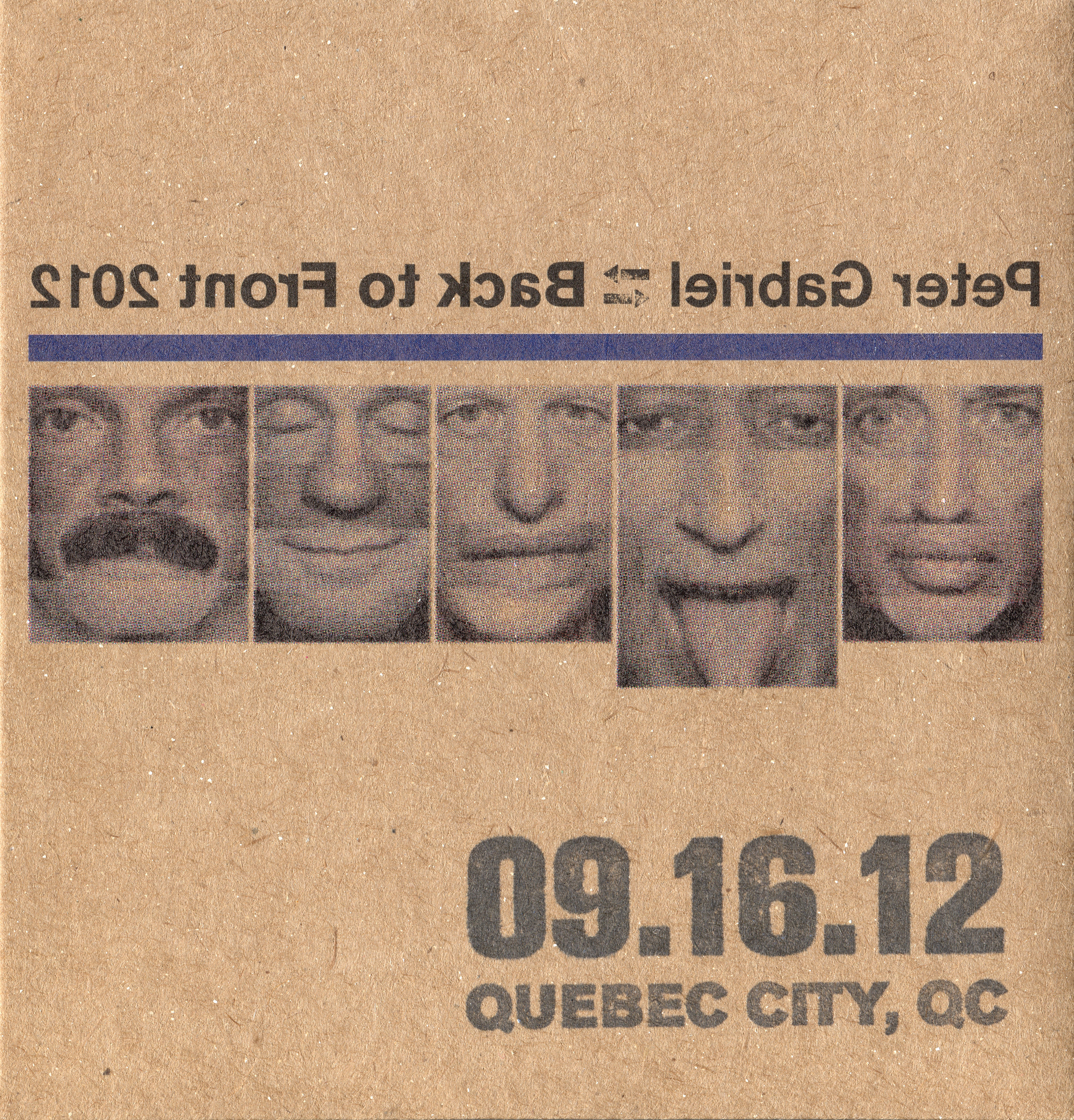 Back to Front 2012: 09.16.12 Quebec City, QC