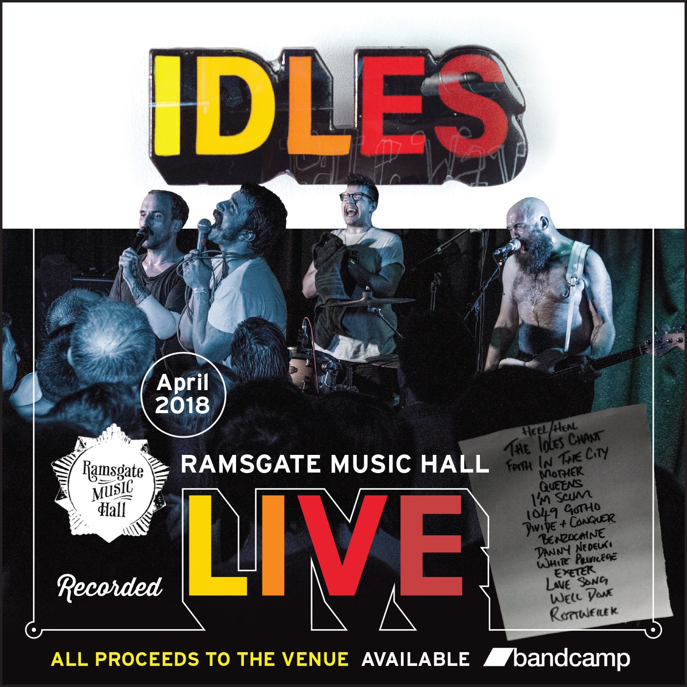 IDLES Live: Ramsgate Music Hall (April 2018)