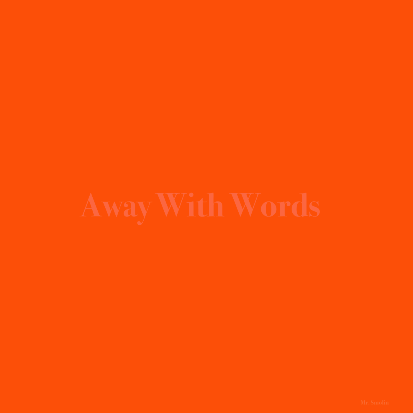 Away With Words