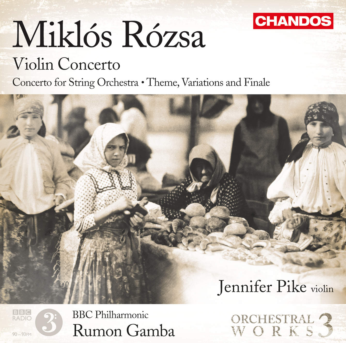 Orchestral Works, Volume 3: Violin Concerto / Concerto for String Orchestra / Theme, Variations and Finale