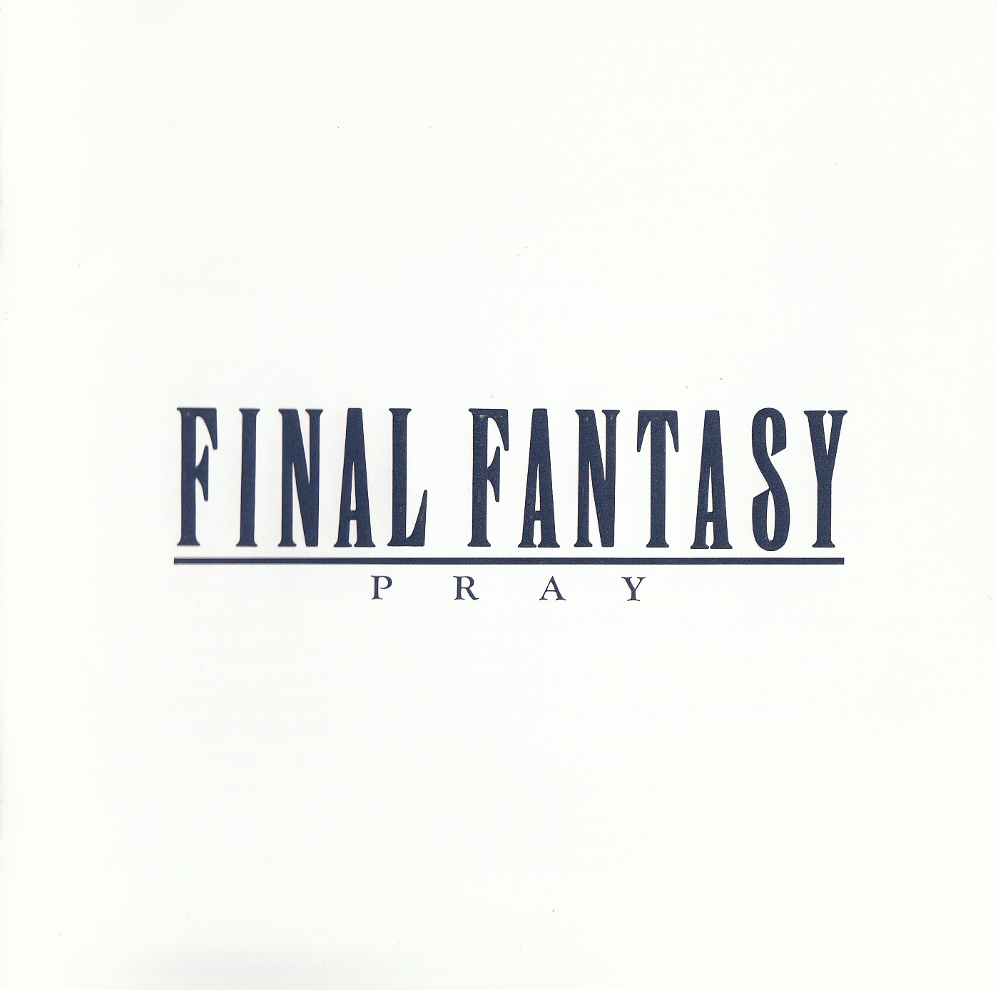 Cover of Final Fantasy Vocal Collections I: Pray