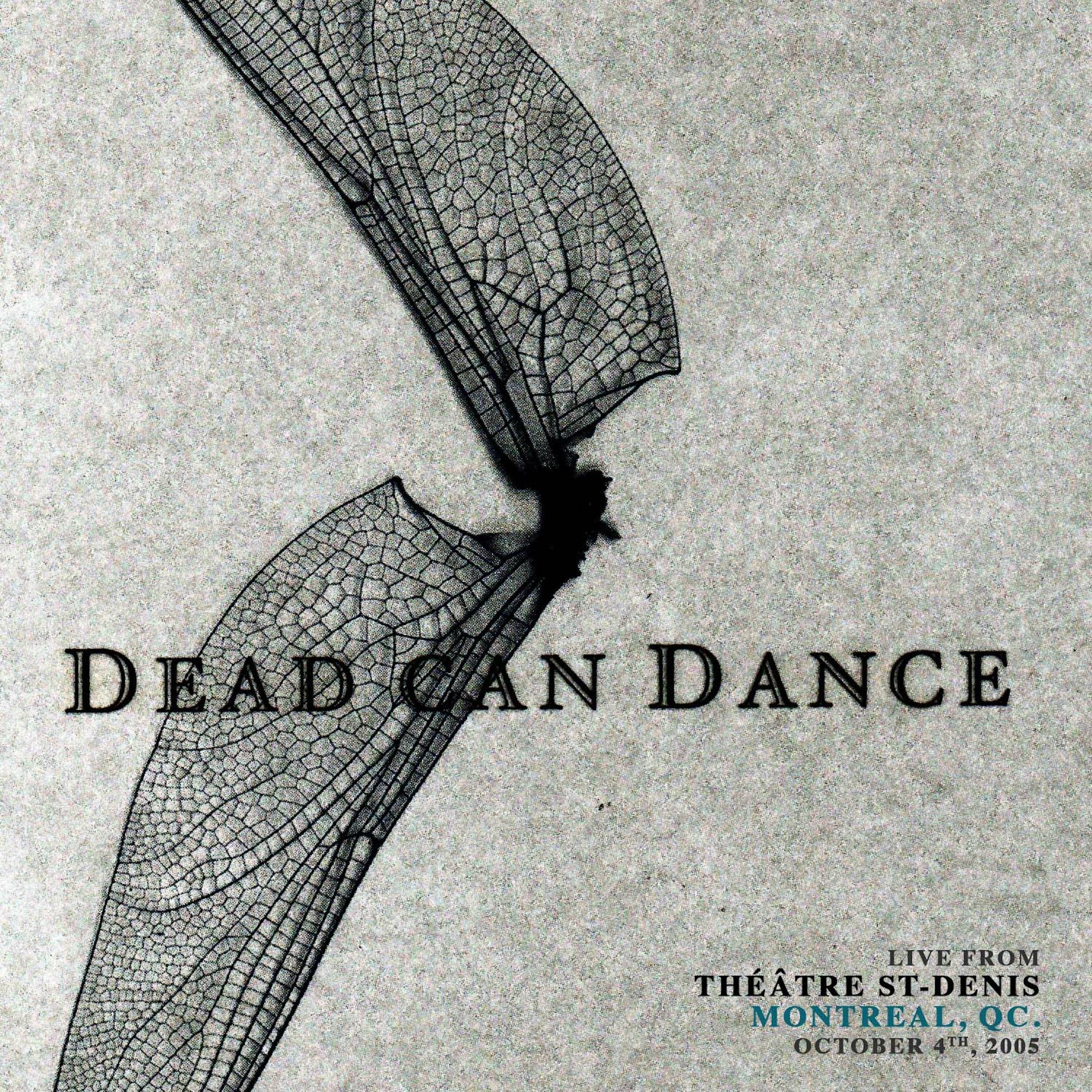 Live from Théâtre St‐Denis, Montreal, QC. October 4th, 2005