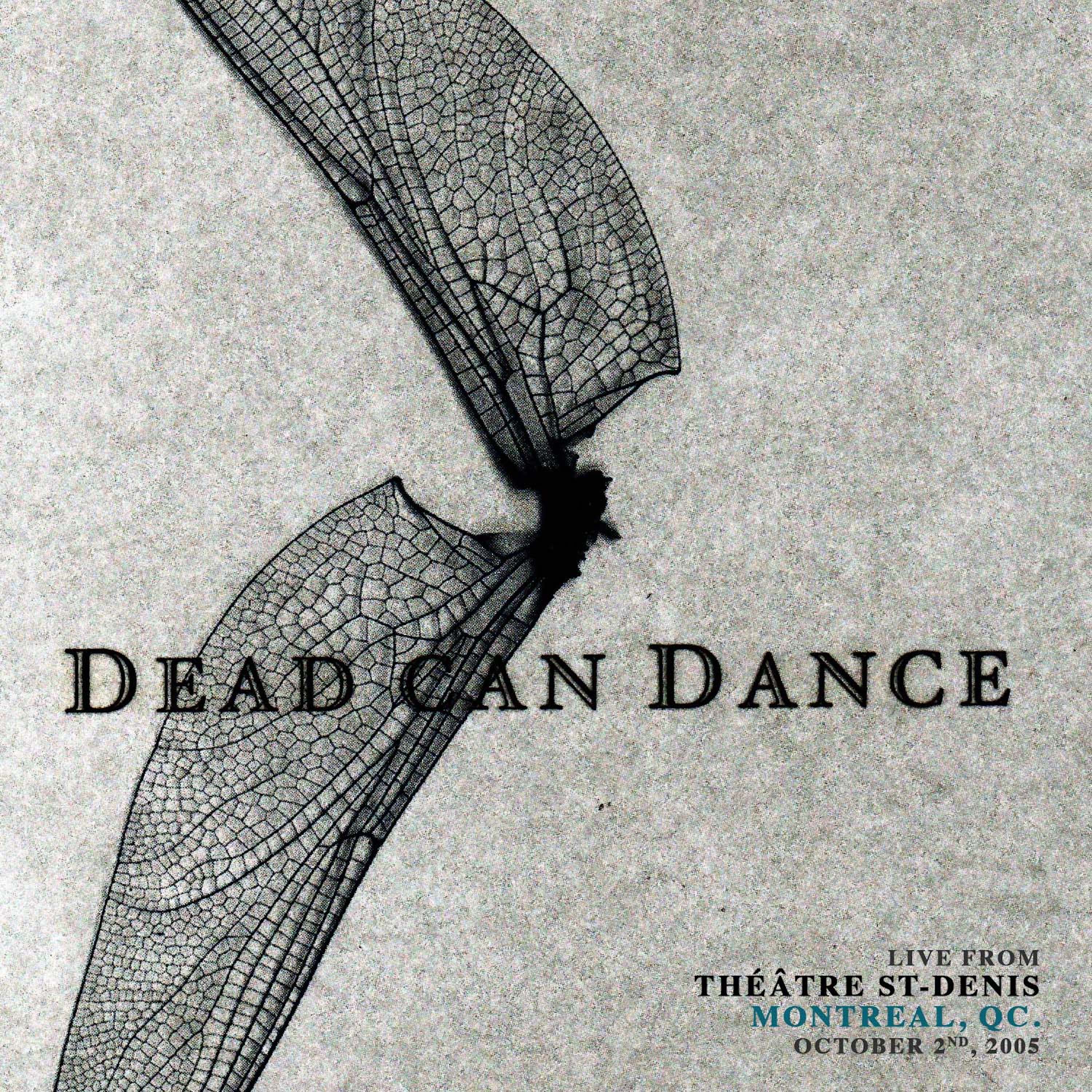 Live from Théâtre St‐Denis, Montreal, QC. October 2nd, 2005