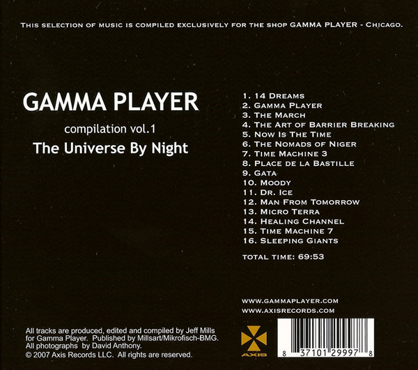 Gamma Player Compilation, Volume 1: The Universe by Night