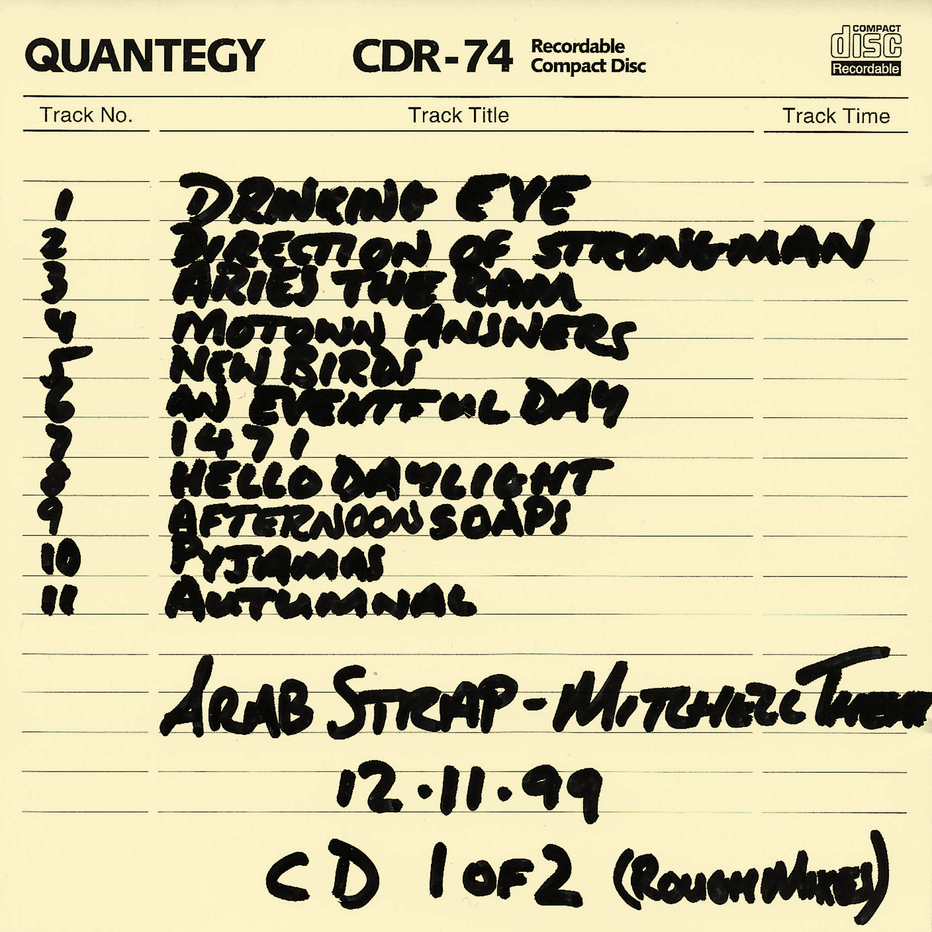 Mitchell Theatre 12-11-99 (Rough Mixes)