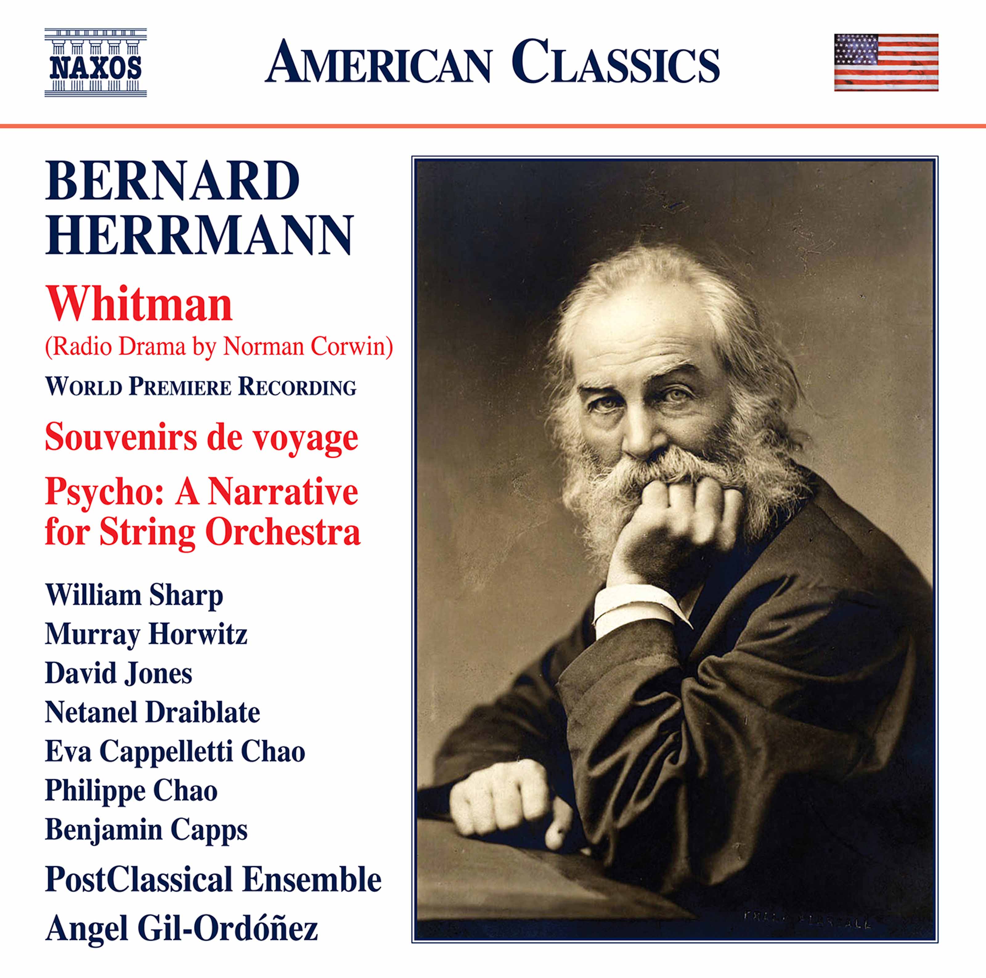 Whitman (Radio Drama by Norman Corwin) / Souvenirs de voyage / Psycho: A Narrative for String Orchestra