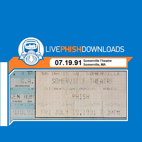 1991‐07‐19: Somerville Theatre, Somerville, MA, USA