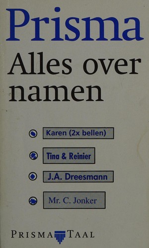 Cover of Alles over namen