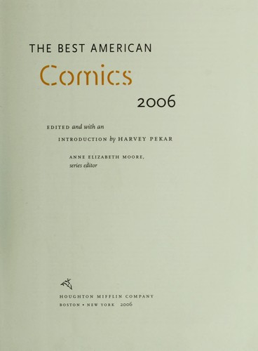 The Best American Comics 2006