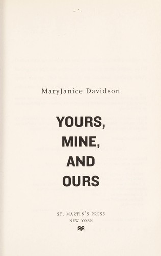 Yours, Mine, and Ours