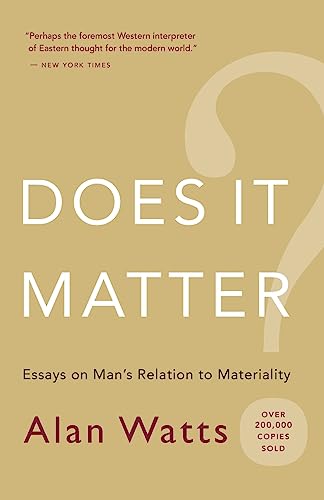 Cover of Does It Matter? Essays on Man's Relation to Materiality